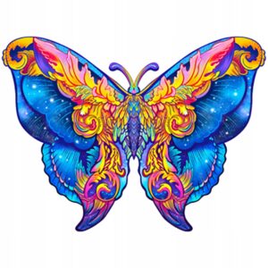 PUZZLE DREWNIANE DLA DOROSŁYCH MOTYL A3