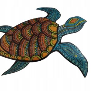 PUZZLE DREWNIANE DLA DOROSŁYCH K5030 ŻÓŁW A3