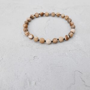 Bransoletka męska jaspis i onyks no. 272