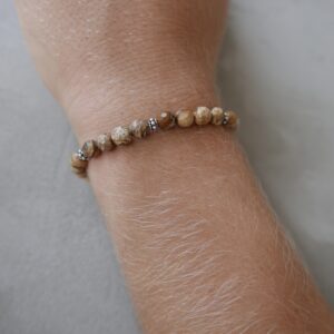 Bransoletka męska jaspis no. 271