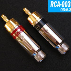 Yarbo RCA-003GNI – wtyki RCA 6,3 mm (2 szt.)