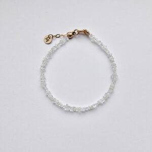 Bransoletka kryształ górski Herkimer