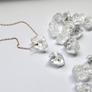 Naszyjnik one big kryształ górski herkimer