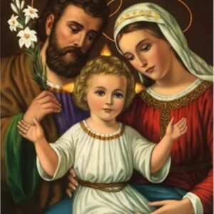 HAFT DIAMENTOWY ŚWIĘTA RODZINA DIAMOND PAINTING MOZAIKA DIAMENTOWA ZESTAW 5D 40X30CM DP221