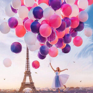 Haft diamentowy Balony mozaika diamentowa diamond painting 40x30cm DP130