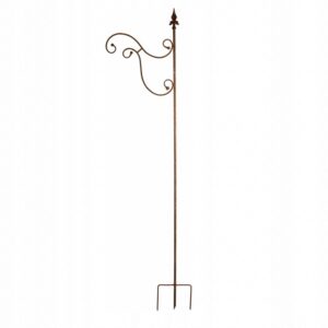 Hak Wieszak Na Kwiaty Donice Lampiony 220 cm Wysoki – Rdza