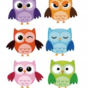 Haft diamentowy diamond painting 5D naklejki dla dzieci Sowy D09