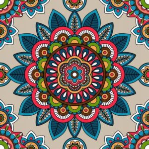 Haft diamentowy Mandala mozaika diamentowa diamond painting 40x30cm DP199