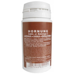 Henna proszkowa profesjonalna Brązowa do brwi ANNA HORNUNG Brąz 50g