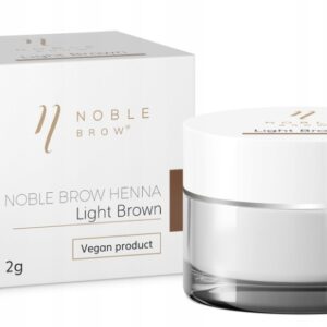 Henna pudrowa do brwi Noble Brow – LIGHT BROWN