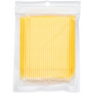 Aplikatory do rzęs Microbrush 100szt. Żółte 2,5mm