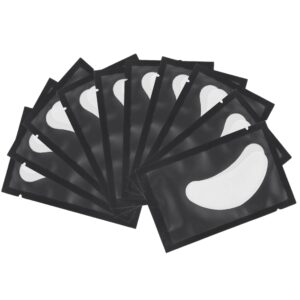 Płatki ŻELOWE Czarne pod oczy do przedłużania rzęs 10 par