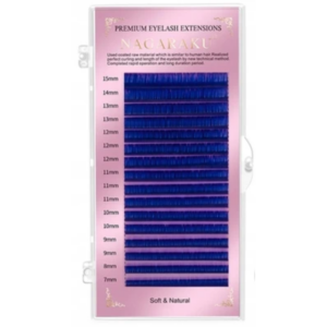 Rzęsy NAGARAKU Niebieskie MIX D 0.07 7-15mm