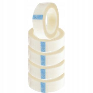 Taśma do rzęs Papierowa Premium Lashes 1,25cm x 9m – zestaw 5szt.