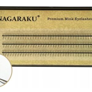 Rzęsy NAGARAKU gotowe KĘPKI 3D 60szt. C 0.07 8mm OUTLET