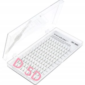 Rzęsy NAGARAKU gotowe KĘPKI 5D 120szt. D 0.07 10mm