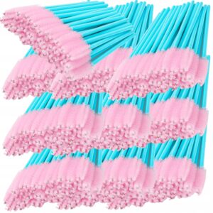 Szczoteczki do rzęs i brwi Spiralki jednorazowe Różowo Morskie 500szt.