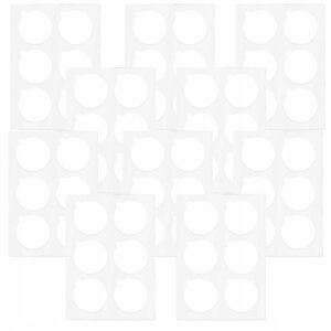 Naklejki/Podkładki papierowe pod klej do rzęs Duże 5cm – zestaw 10 arkuszy
