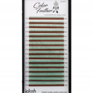 Rzęsy Color Feather C 0.07 MIX 5-13mm Soothing Green Relax Jolash
