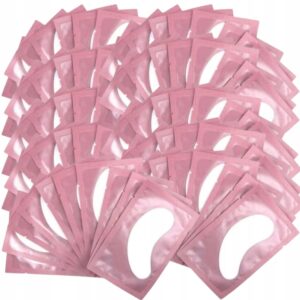 Płatki pod oczy do przedłużania rzęs Różowe Premium Lashes 200szt.