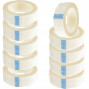 Taśma do rzęs Papierowa Premium Lashes 1,25cm x 9m – zestaw 10szt.