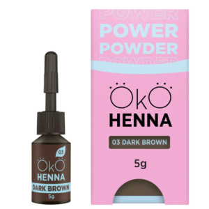 Henna do brwi OKO Power Powder, 03 Dark Brown, 5 g OUTLET