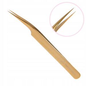 Pęseta do rzęs Comfort Dwustykowa TOPAZ Premium Lashes