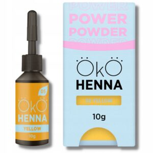 Henna pudrowa do brwi OkO Yellow – Żółta 10g #05