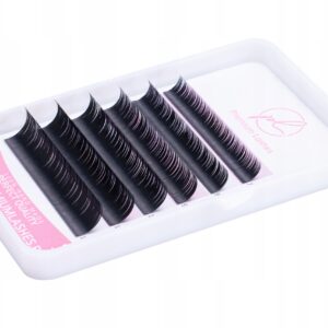 Rzęsy Premium Lashes MINI Paletka 6 pasków Tester MIX C 0.15 7-12mm