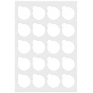 NAKLEJKI/PODKŁADKI Papierowe pod klej 2,5cm