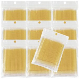 Aplikatory do rzęs Bezwłókienkowe Microbrush Złote Kryształ 1000szt.