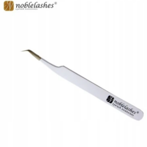 Pęseta White 45° STOPNI Penseta Noble Lashes